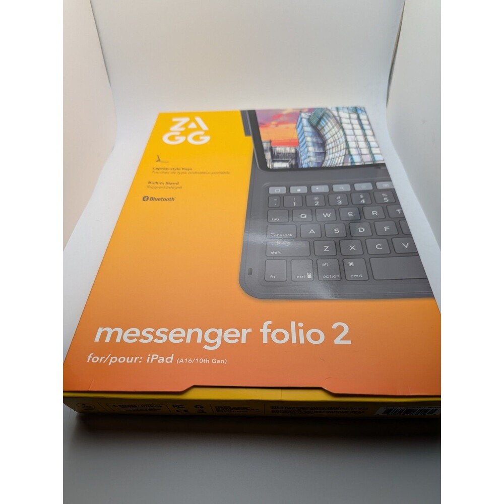 ZAGG Messenger Folio 2 Keyboard Folio/Case - Black